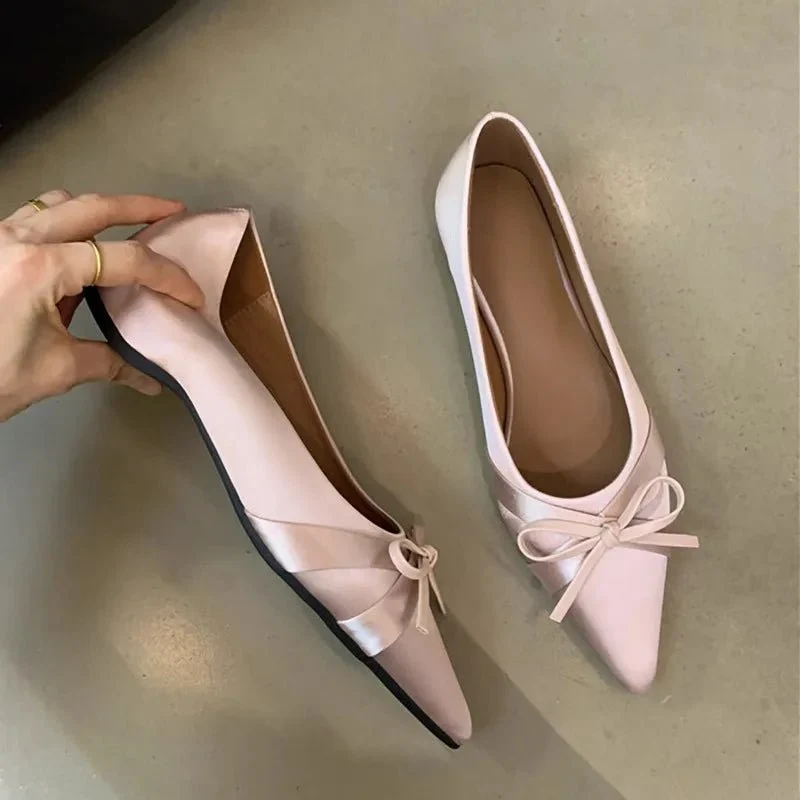 Ballerinas mit spitzer Zehenpartie – Mary Jane Schuhe mit weicher Sohle für Damen
