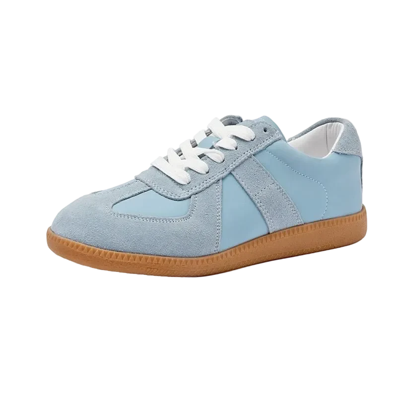 Damen-Sneaker aus echtem Leder, lässige Frühlingsschuhe