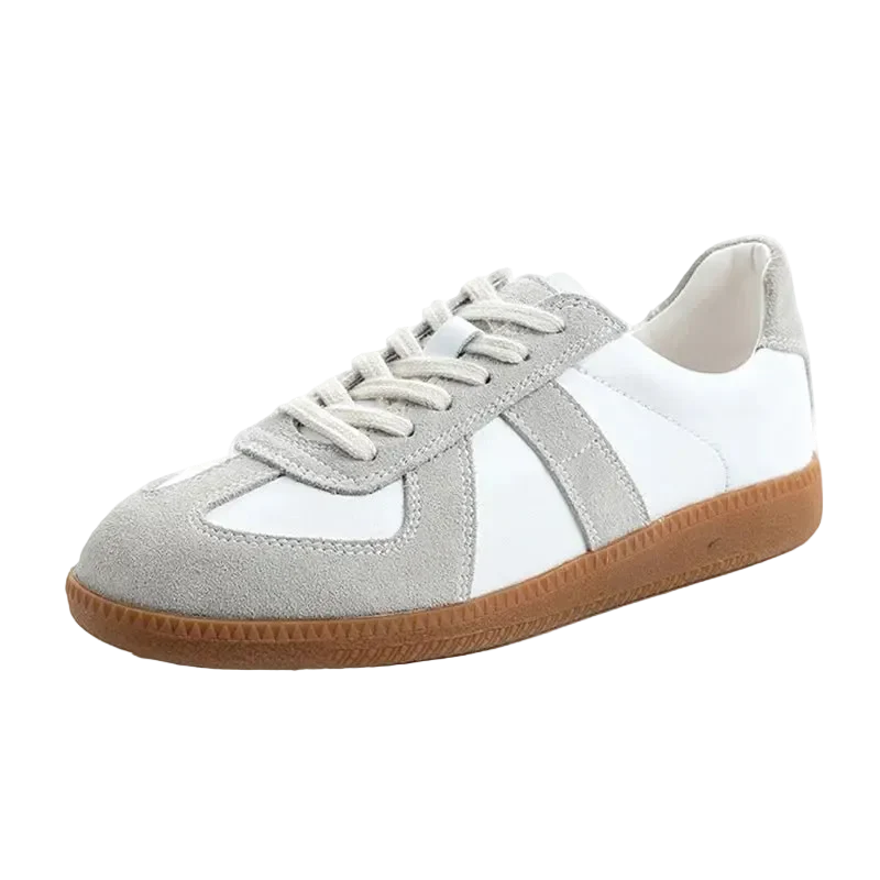 Damen-Sneaker aus echtem Leder, lässige Frühlingsschuhe