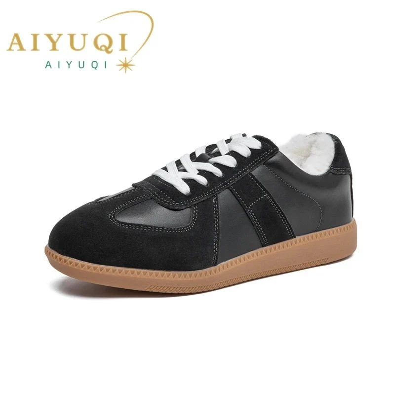Damen-Sneaker aus echtem Leder, lässige Frühlingsschuhe