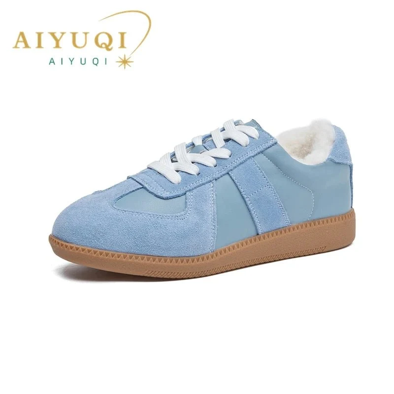Damen-Sneaker aus echtem Leder, lässige Frühlingsschuhe