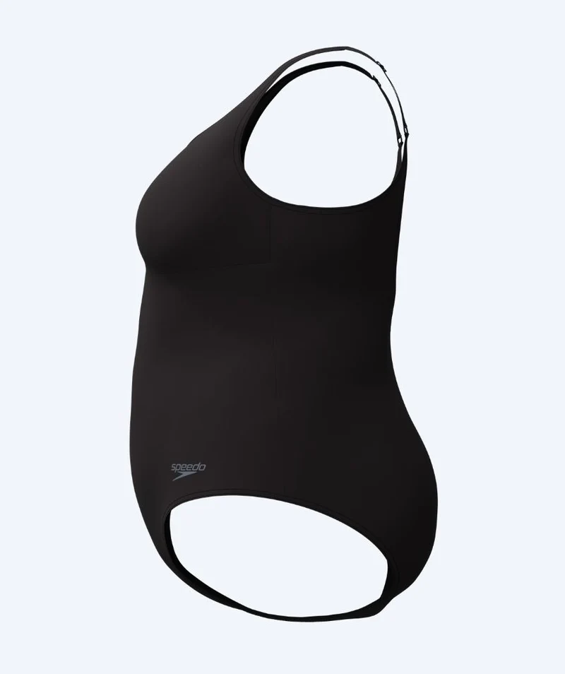 Speedo Badeanzug für Damen in Plus Size - Shaping AquaNite - Schwarz