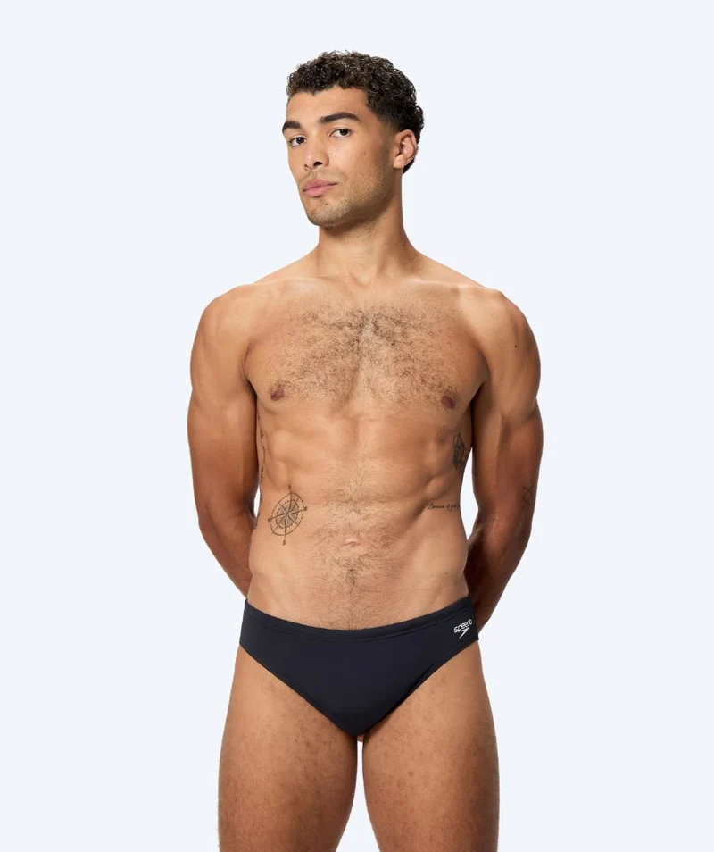 Speedo Badeslip für Herren - Endurance Logo - Schwarz