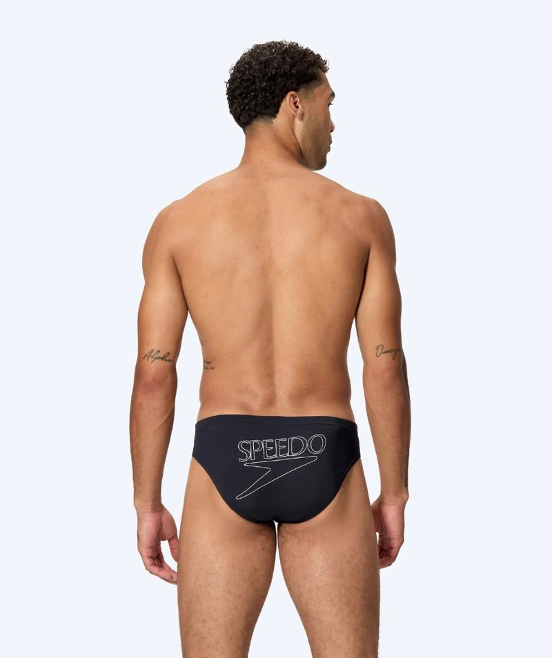 Speedo Badeslip für Herren - Endurance Logo - Schwarz