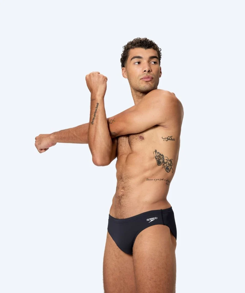 Speedo Badeslip für Herren - Endurance Logo - Schwarz