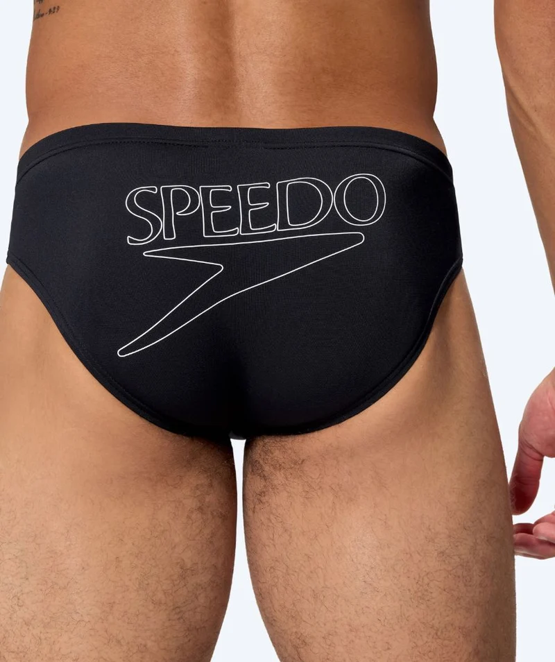 Speedo Badeslip für Herren - Endurance Logo - Schwarz