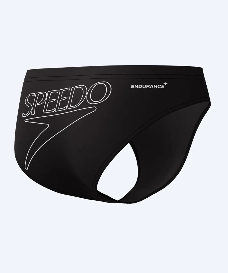 Speedo Badeslip für Herren - Endurance Logo - Schwarz