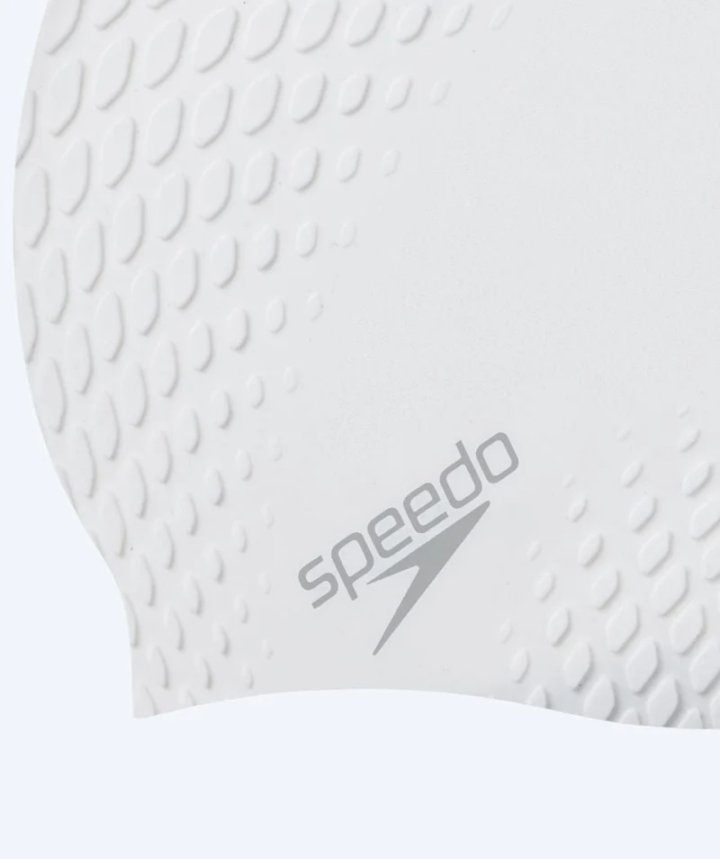 Speedo Badekappe - Bubble Active - Weiß