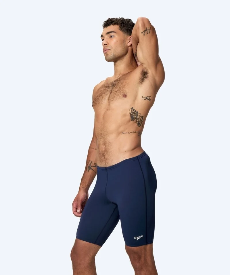 Speedo lange Badehose für Herren - Endurance Logo - Dunkelblau