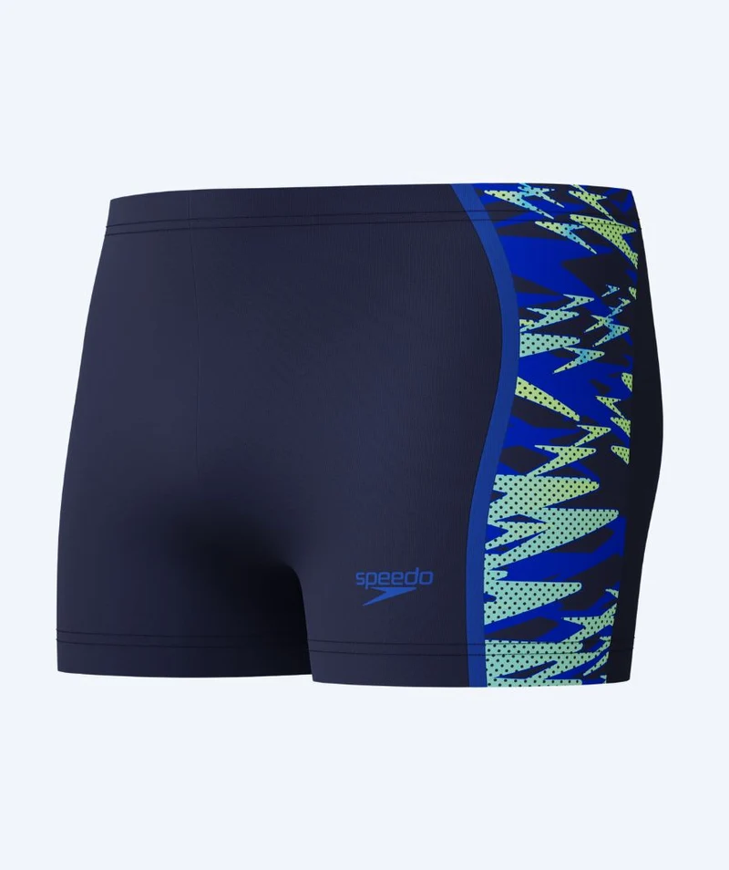 Speedo Aquashorts für Herren - Hyperboom Splice - Dunkelblau/Hellblau