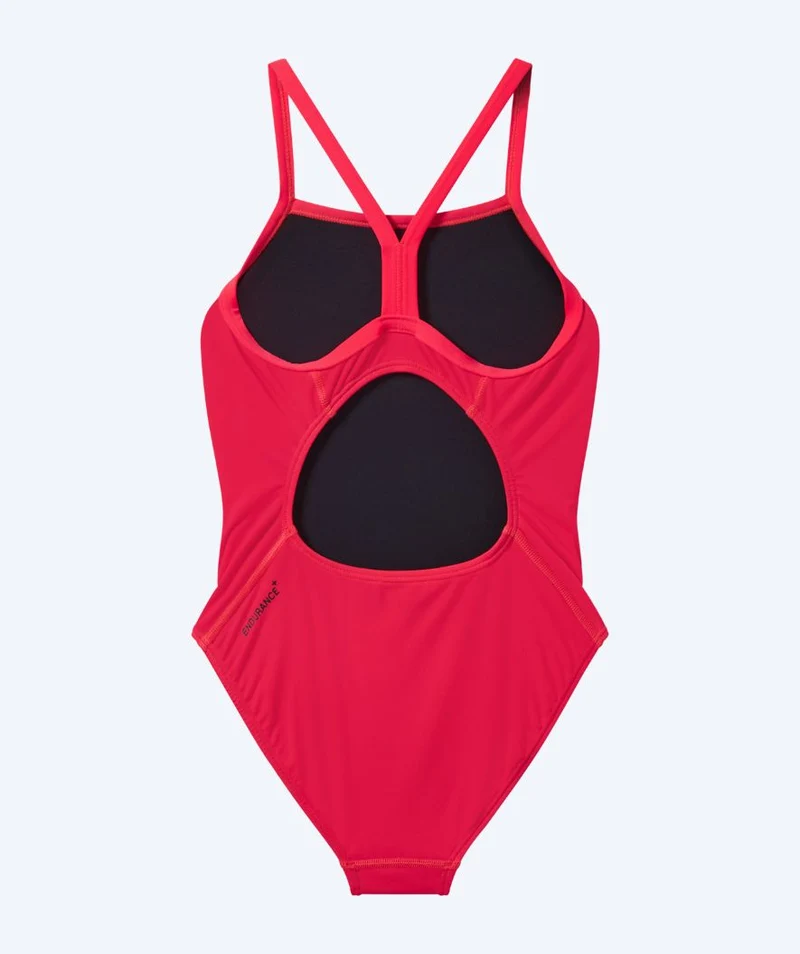 Speedo Badeanzug für Mädchen - Endurance Logo Thinstrap - Hellrosa