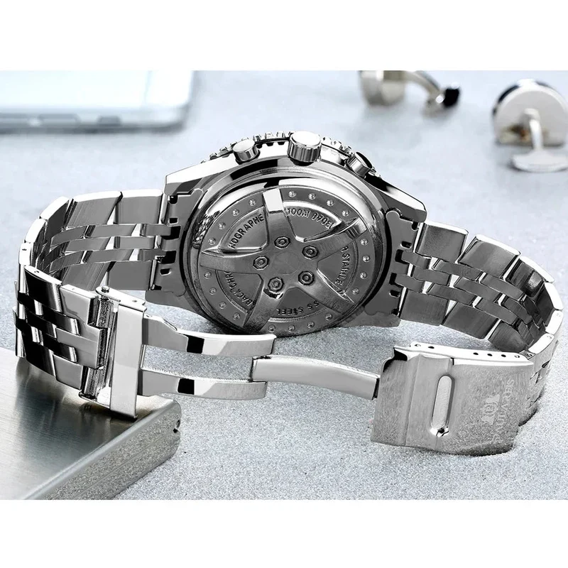 Automatische mechanische Herren-Sportuhr 50 mm – Selbstaufzug & robustes Design
