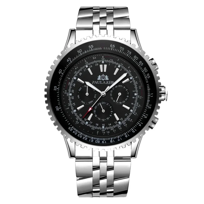 Automatische mechanische Herren-Sportuhr 50 mm – Selbstaufzug & robustes Design