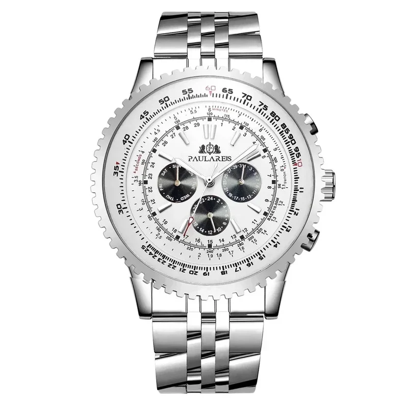 Automatische mechanische Herren-Sportuhr 50 mm – Selbstaufzug & robustes Design