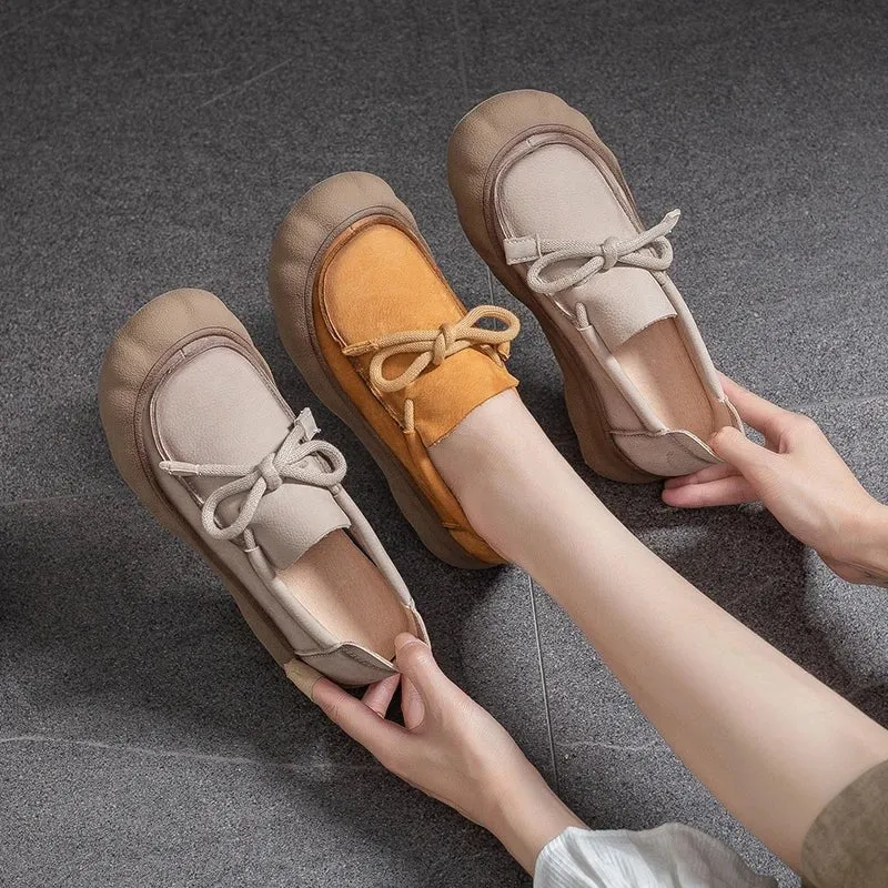 AIYUQI Damen-Sneaker aus echtem Leder – rutschfeste Sneaker im deutschen Stil