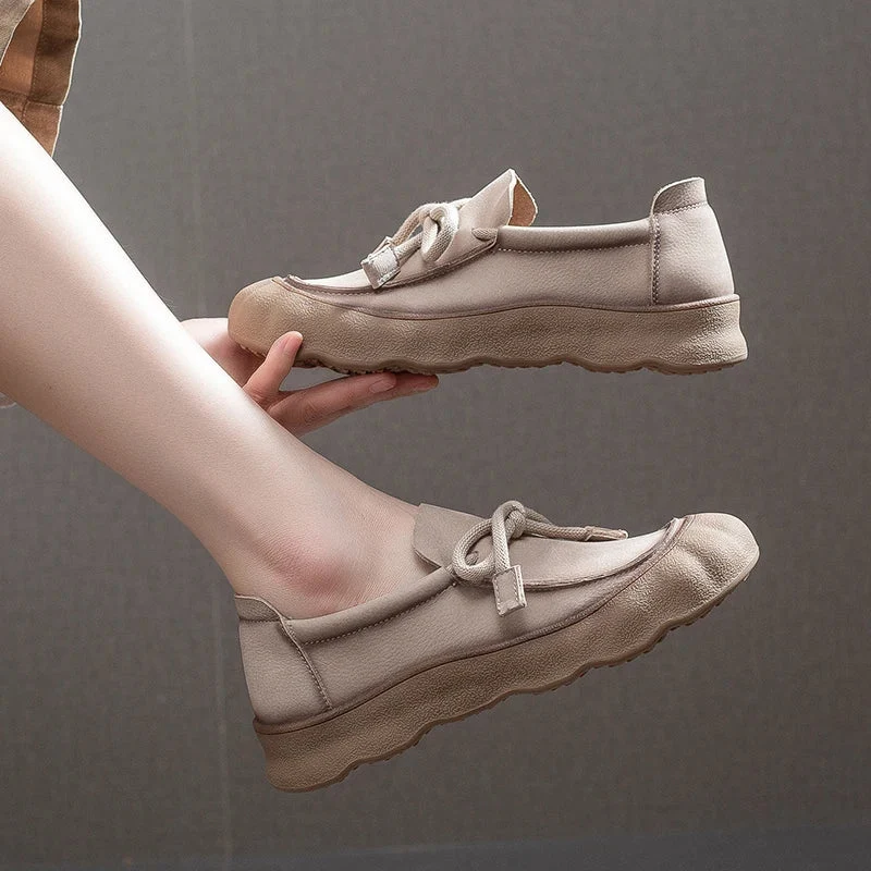 AIYUQI Damen-Sneaker aus echtem Leder – rutschfeste Sneaker im deutschen Stil
