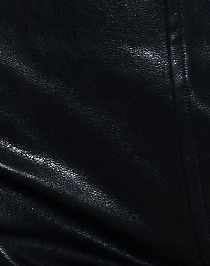 Sanne Hot Pants aus PU Schwarz