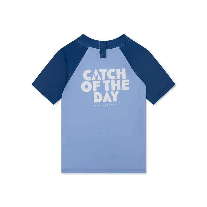 Swimming T-Shirt Short Sleeves - Blue - Catch Of The Day