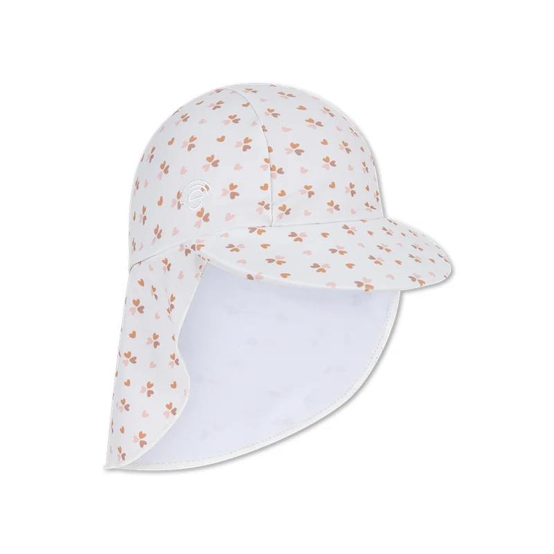 UV Sun Cap - Old Pink - Cozy Hearts
