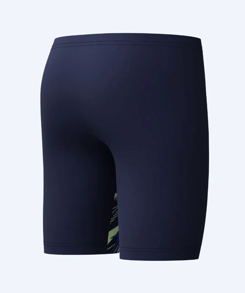 Speedo lange Badehose für Jungen - Medley Logo - Dunkelblau/Blau