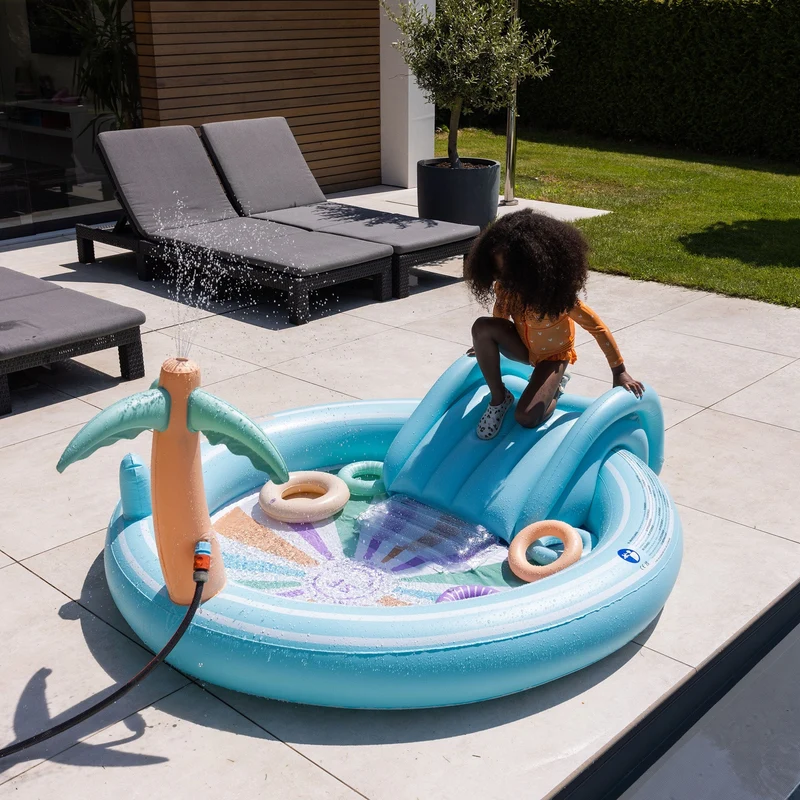 Play Pool - Multicolor - Bright Waves