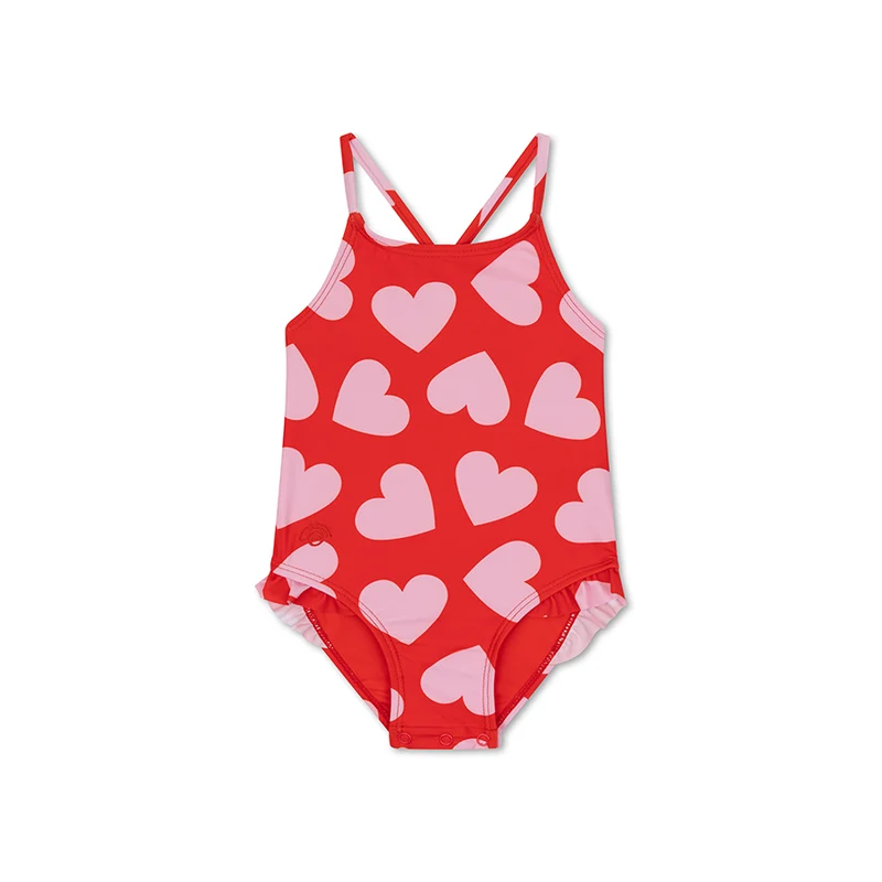 Swimsuit Girls - Red - Hearts