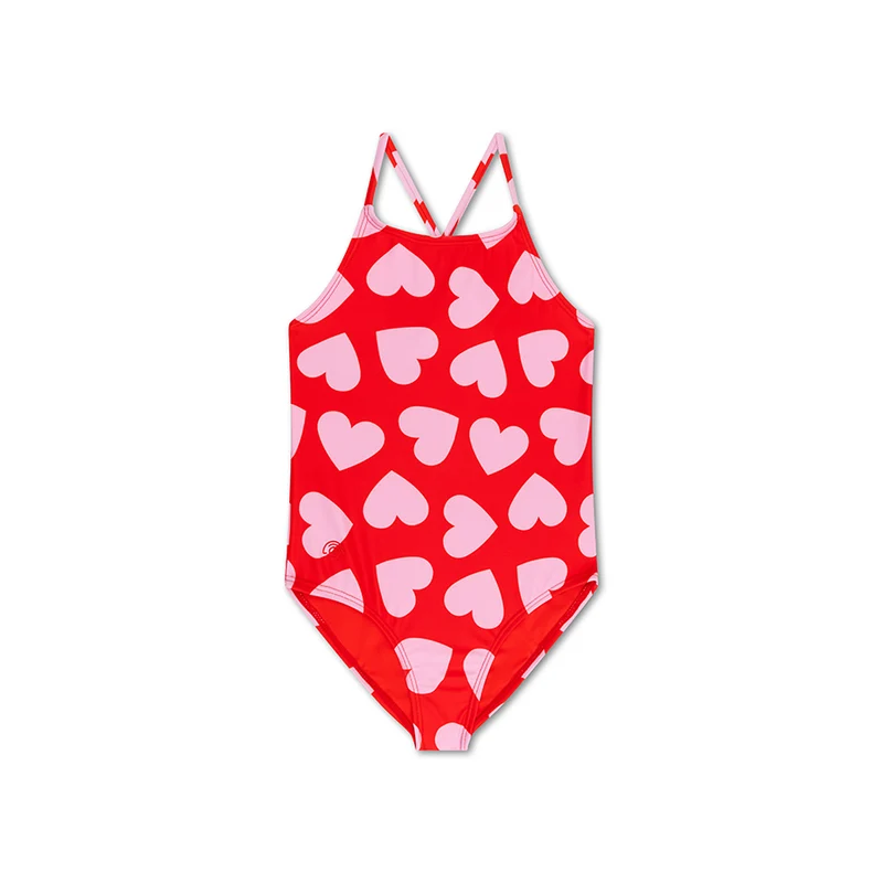 Swimsuit Girls - Red - Hearts