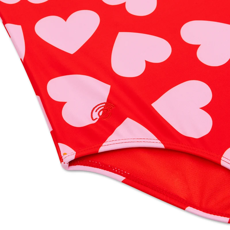 Swimsuit Girls - Red - Hearts