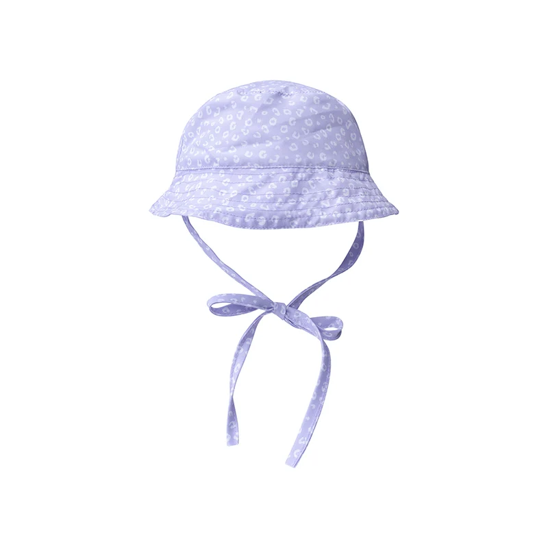 Sun Hat - Lila - Leopard