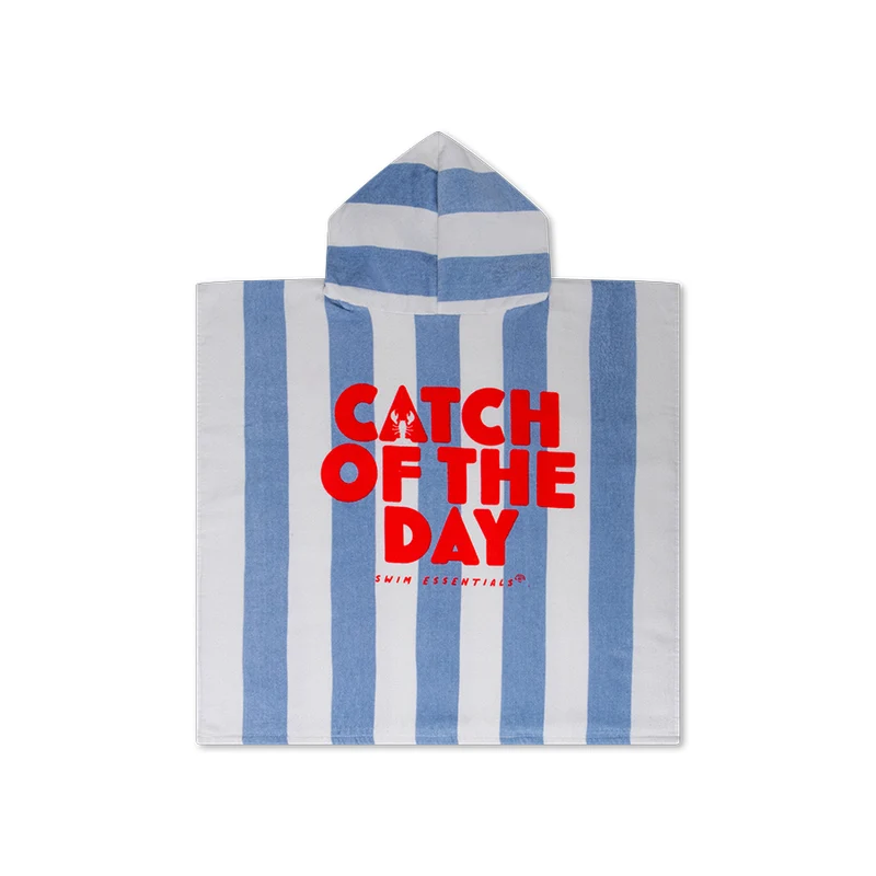 Beach Poncho - Blue - Catch Of The Day - 65 x 65 cm