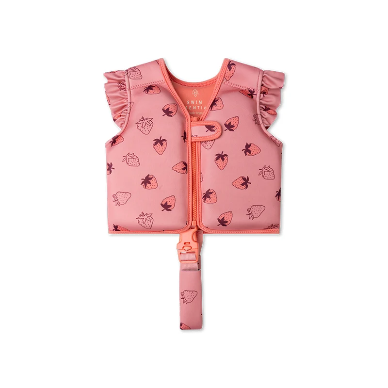 Swim Vest - Pink - Strawberry Fields - 1/2 Years
