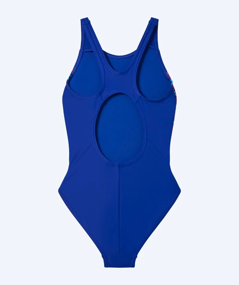 Speedo Badeanzug für Mädchen - Placement Muscleback - Dunkelblau/Hellblau