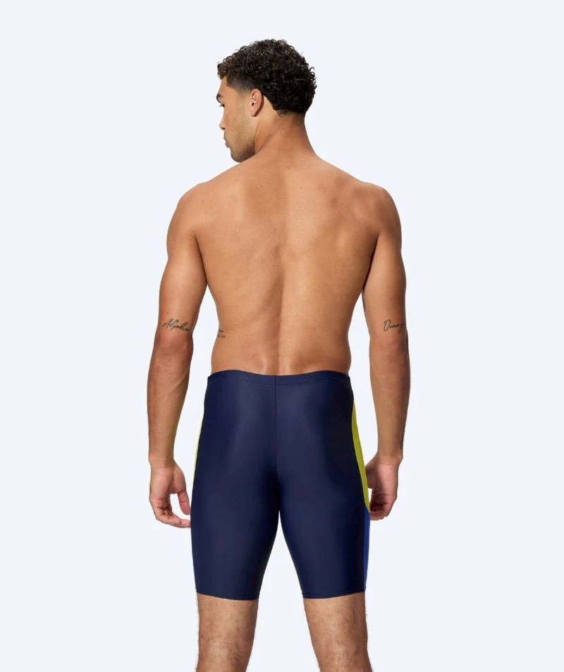 Speedo lange Badehose für Herren - Dive - Dunkelblau/Gelb