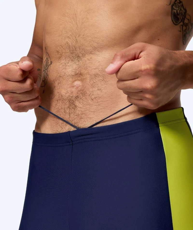Speedo lange Badehose für Herren - Dive - Dunkelblau/Gelb