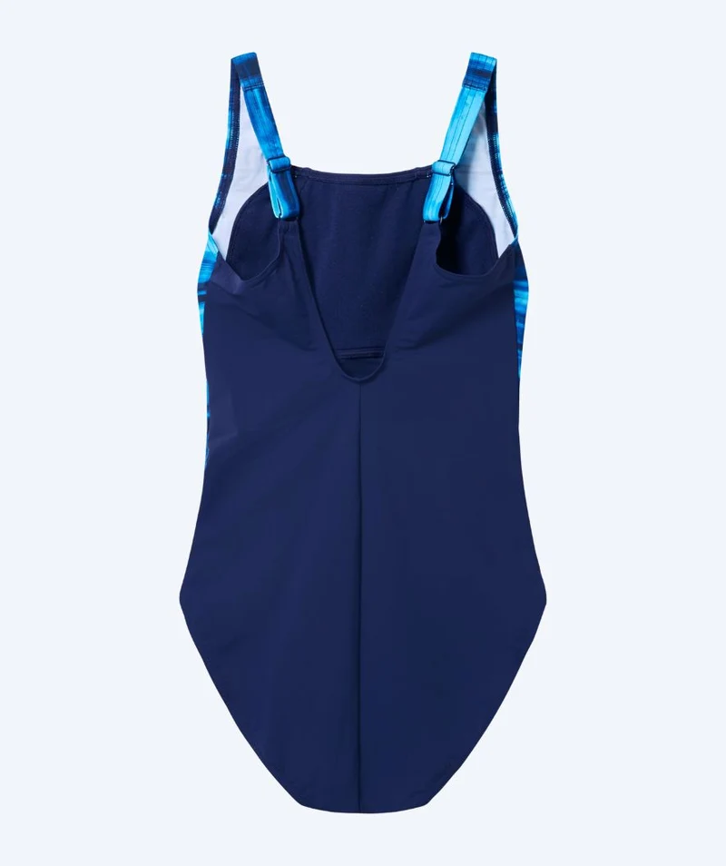 Speedo Badeanzug für Damen - Print Luna Lustre - Dunkelblau/Hellblau