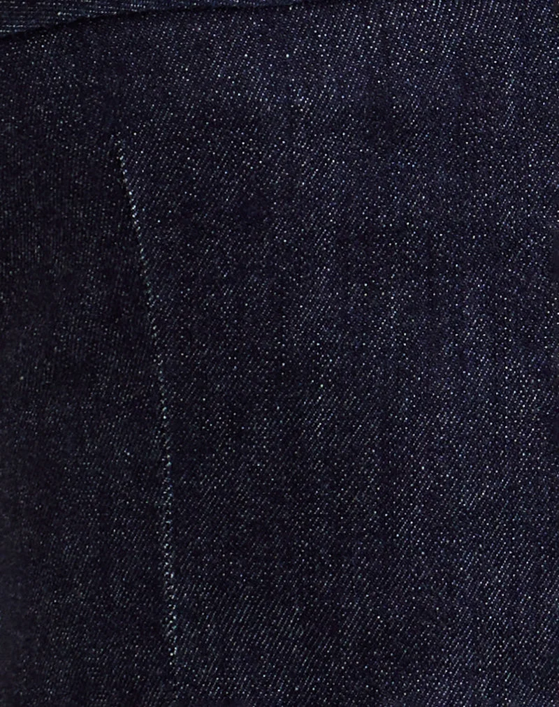 Caira Chambray-Träger-Oberteil in Indigo