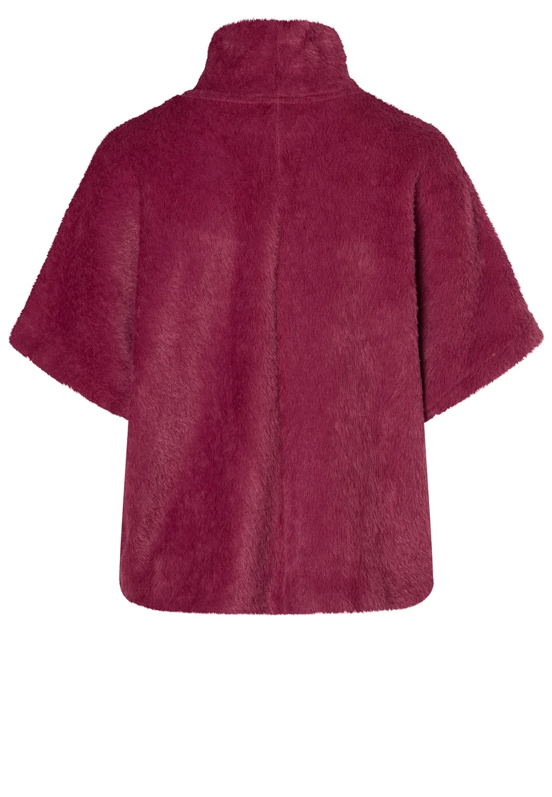 Plüsch-Kurzarm-Pullover Enirea
