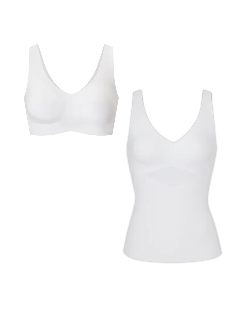 SoftForm Pullover Bra + LiftWear Tank Bundle