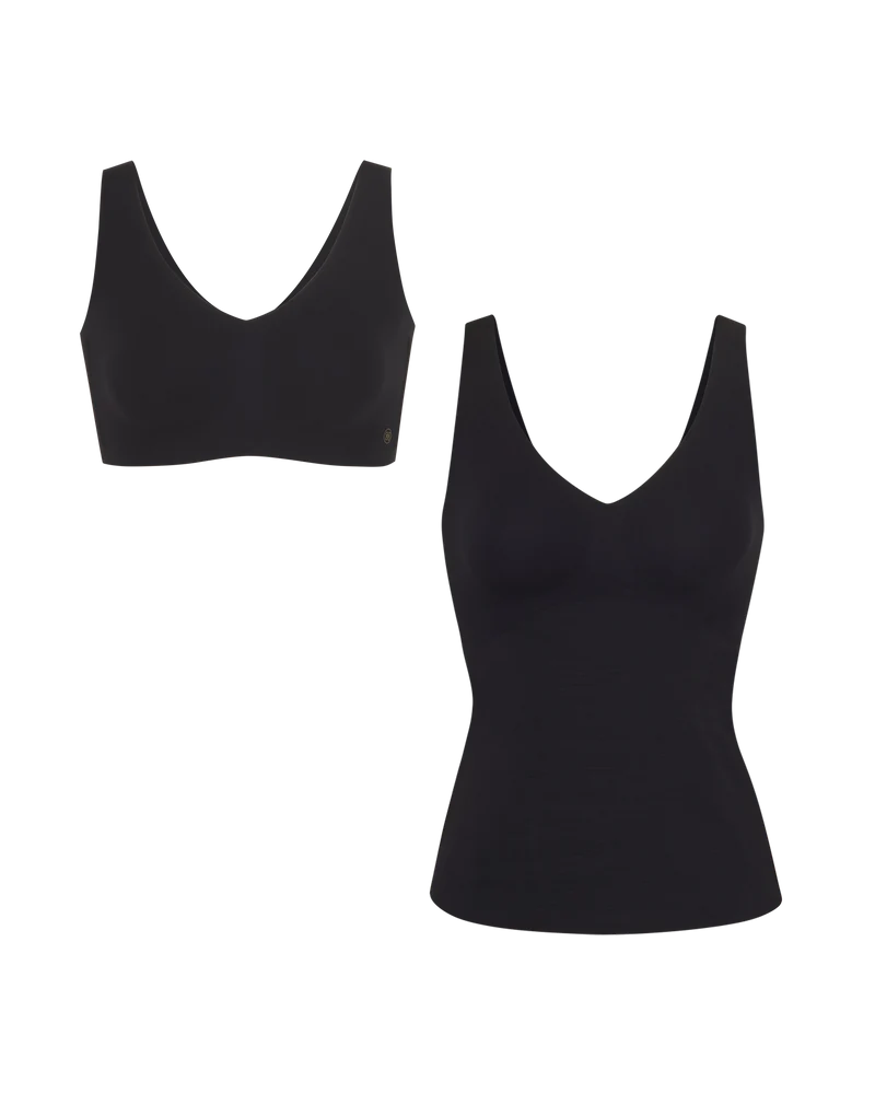 SoftForm Pullover Bra + LiftWear Tank Bundle