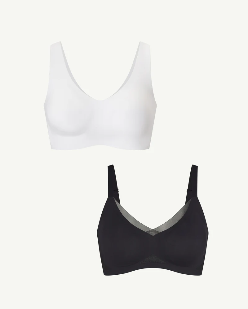 SoftForm Pullover Bra + CrossOver Bra Bundle
