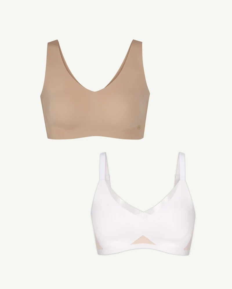 SoftForm Pullover Bra + CrossOver Bra Bundle