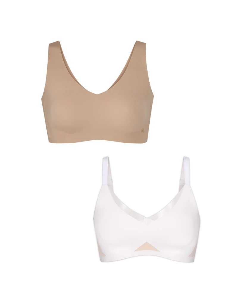 SoftForm Pullover Bra + CrossOver Bra Bundle
