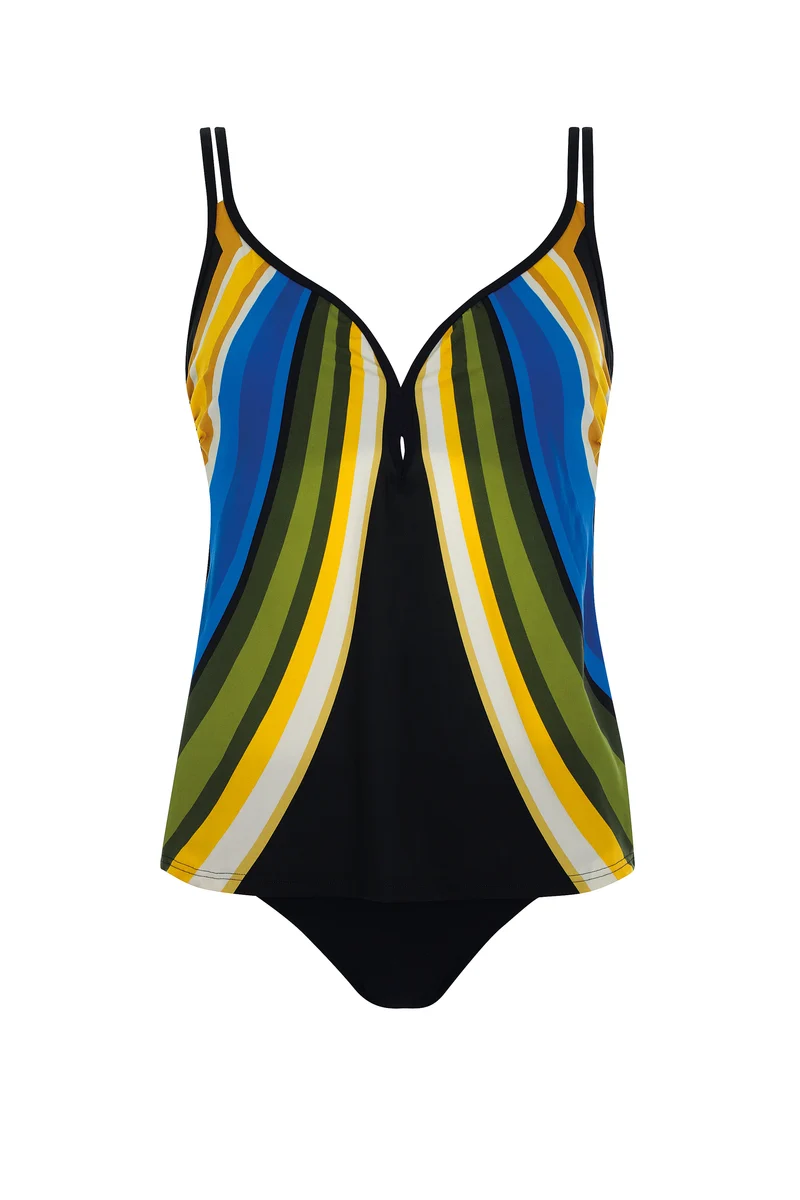 Stripe Garden Tankini Set
