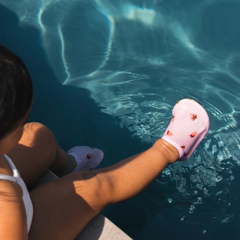 Swim Socks - Pink - Strawberry Fields
