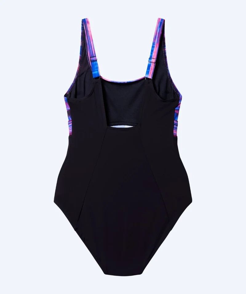 Speedo Badeanzug für Damen - Contour Eclipse - Schwarz/Lila