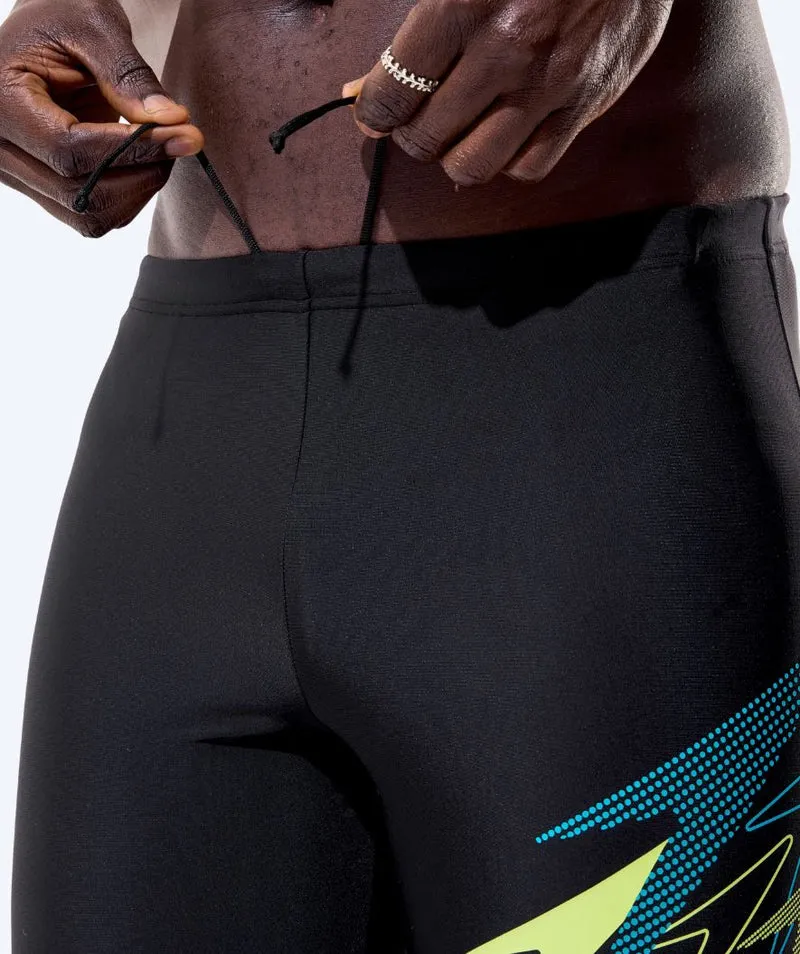 Speedo lange Badehose für Herren - Medley Logo - Schwarz/Grün