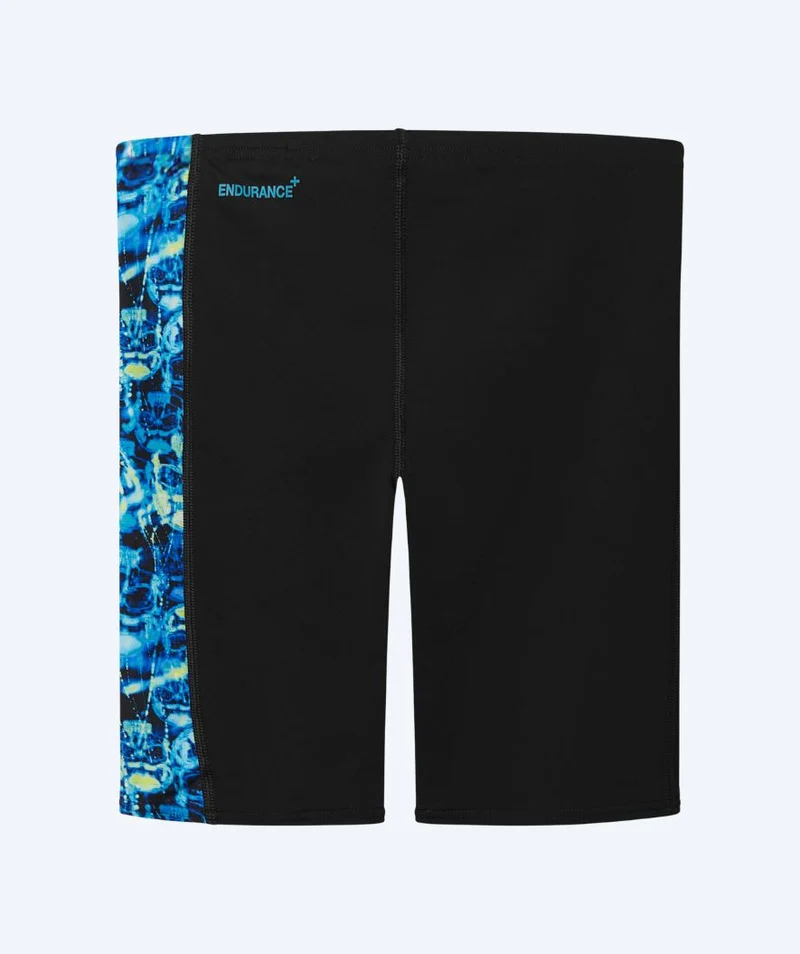 Speedo lange Badehose für Jungen - Print Panel - Schwarz/Blau