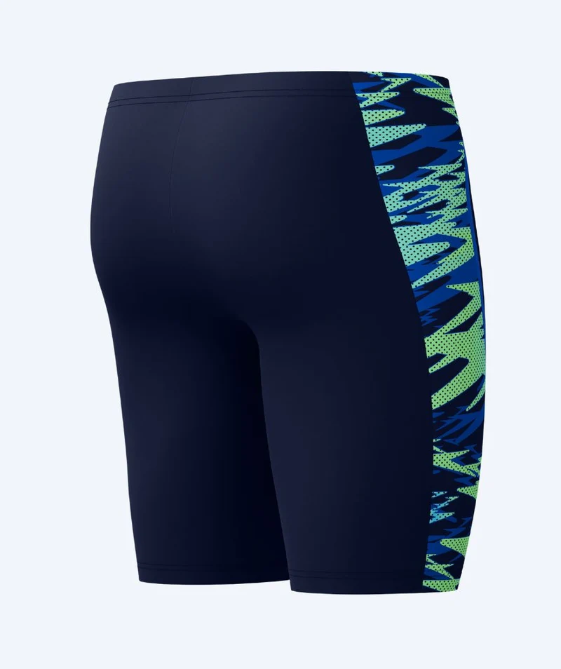Speedo lange Badehose für Herren - Hyperboom Splice - Dunkelblau/Hellblau