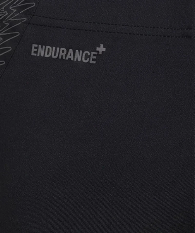 Speedo lange Badehose für Herren - Hyperboom Splice - Schwarz/Grau