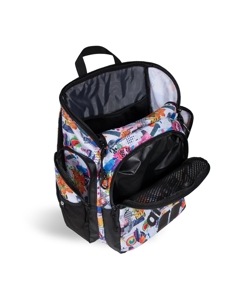 Arena One Go Rucksack 35L Allover Collage